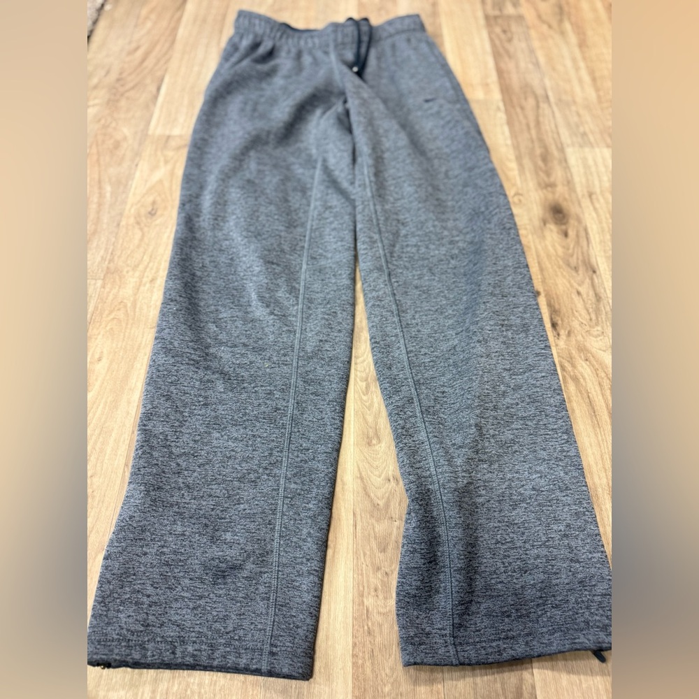 Nike Therma-FIT Sweatpants Pants Fleece Open Hem Fitness Size Small Navy‎